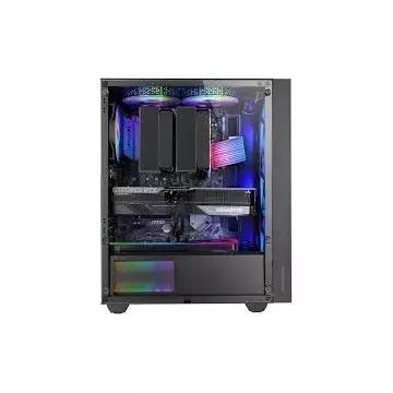 &divide; Caja atx gaming mars gaming mcair frontal negro de malla 4x120mm rainbow