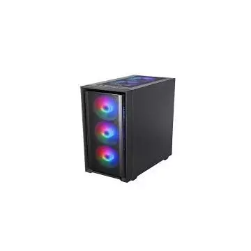 &divide; Caja atx gaming mars gaming mcair frontal negro de malla 4x120mm rainbow