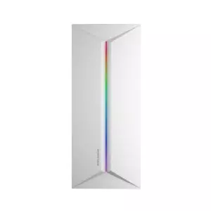 &divide; Caja atx mars gaming mcblaze cristal templado gpu 300mm 1x3.5 3x2.5 blanco