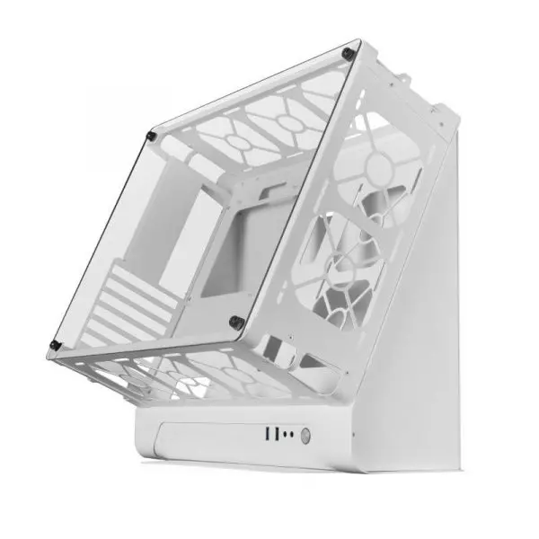 &divide; Caja microatx gaming mars gaming mcb white dise?o custom premium sistema modular sin fuente de alime