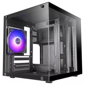 &divide; Caja microatx mars gaming mc-cube gpu max 260mm cubo panoramico argb usb-c negra