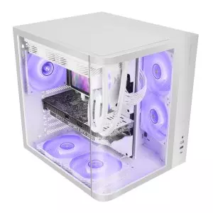 &divide; Caja atx semitorre mars gaming mccurv blanco cristal templado continuo gpu max. 334mm 1x3.5 2x2.5