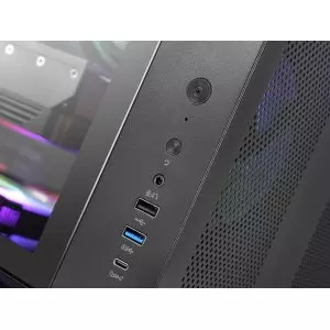 &divide; Caja atx semitorre mars gaming mccurv negro cristal templado continuo gpu max. 334mm 1x3.5 2x2.5