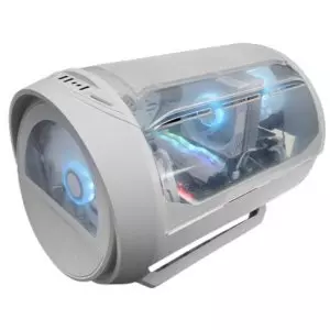 &divide; Caja microatx gaming mars gaming mccylon blanco dise?o turbina gpu 365mm 2x3.5 2x2.5