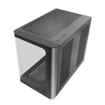 &divide; Caja microatx gaming mars gaming mcfusionm cristal curvado gpu 445mm 1x3.5 2x2.5 negro
