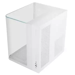 &divide; Caja atx cube mars gaming mcinfiniolitew blanca cristal templado curvo gpu 325mm