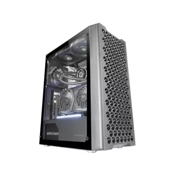 &divide; Caja atx mars gaming mc-ipro black frontal mesh tridimesional lateral de cristal templado