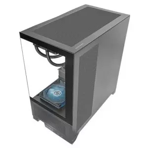 &divide; Caja atx mars gaming mclcdx negro cristal templado continuo lcd gpu 425mm 3x2.5 o 3x3.5