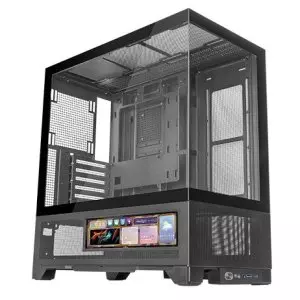 &divide; Caja atx mars gaming mclcdx negro cristal templado continuo lcd gpu 425mm 3x2.5 o 3x3.5