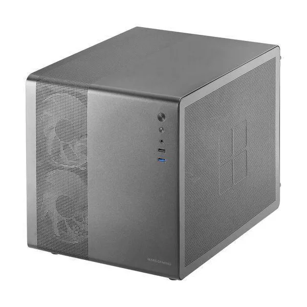 &divide; Caja microatx cube gaming mars gaming mcm pro black frontal mesh dise?o cube 3xventiladores 120mm rg