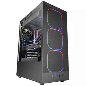 &divide; Caja atx mars gaming mcnebula lateral cristal templado frontal mesh gpu 302mm negro