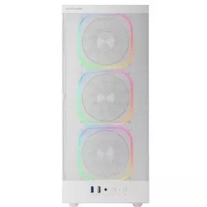 &divide; Caja atx mars gaming mcnebulaw lateral cristal templado frontal mesh gpu 302mm blanco