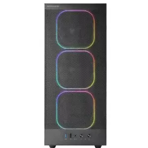 &divide; Caja atx mars gaming mcnebula lateral cristal templado frontal mesh gpu 302mm negro