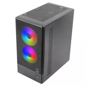 &divide; (km0) caja microatx mars gaming mconyx negra lateral cristal frontal mesh gpu 292mm sin ventiladores