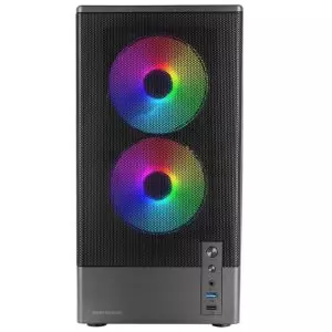 &divide; (km0) caja microatx mars gaming mconyx negra lateral cristal frontal mesh gpu 292mm sin ventiladores