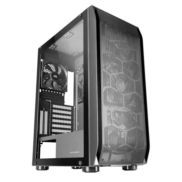 &divide; Caja e-atx mars gaming mc-pro2 xxl black laeral creistal templado frontal rejilla con 3