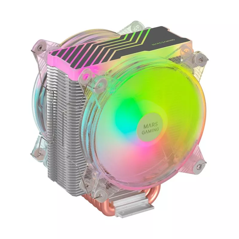 &divide; Ventilador para cpu mars gaming mcpu66 3x120mm tdp 220w 6xheatpipes alt. 156mm argb negro