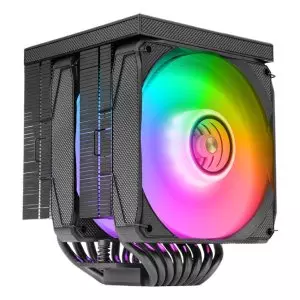 &divide; Ventilador con disipador de cpu mars gaming mcpulcdpro tdp 380w doble torre lcd argb negro