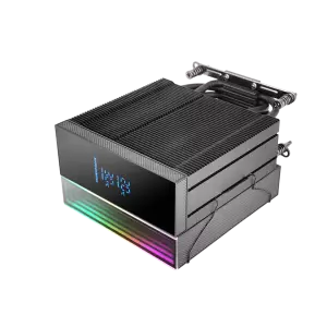 &divide; Ventilador para cpu mars gaming mcpulcd 120mm tdp 300w 6xheatpipes alt. 156mm argb lcd negro