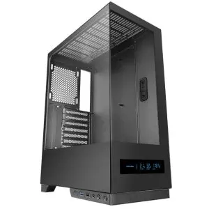 &divide; Caja atx mars gaming mcpulsar doble cristal templado lcd frontal gpu 332mm negro