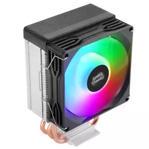 &divide; Ventilador con disipador de cpu mars gaming mcpux2 tdp 150w pwm low profile frgb negro
