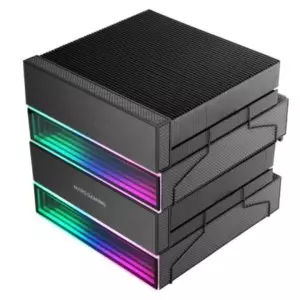 &divide; Ventilador para cpu mars gaming mcpux26 120mm tdp 350w 6xheatpipes alt. 158mm argb 2x120mm negro
