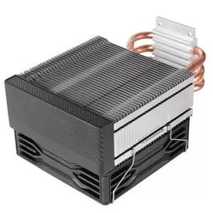 &divide; Ventilador con disipador de cpu mars gaming mcpux2 tdp 150w pwm low profile frgb negro