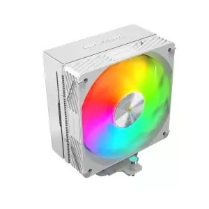 &divide; Ventilador con disipador de cpu mars gaming mcpux5argbw  blanco argb pwm si 120mm tdp 280w