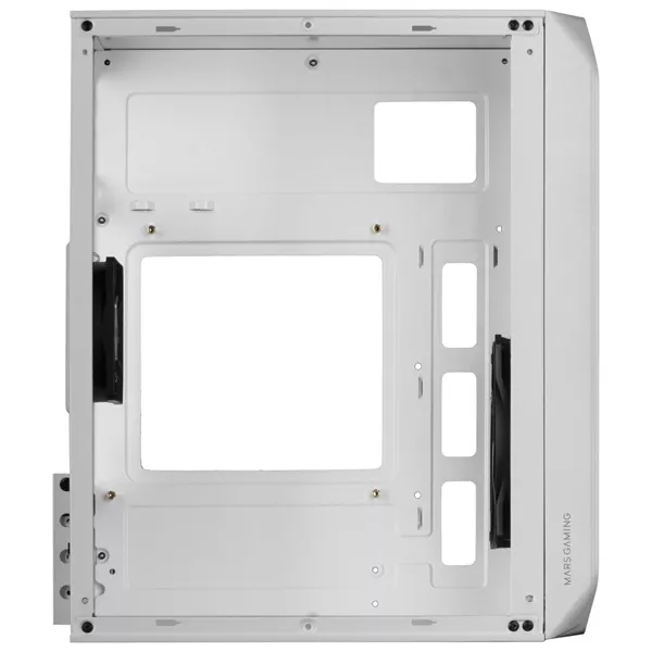 &divide; Caja microatx gaming mars gaming mc-s2 white frontal con ventilador frgb ventana lateral sin fuente