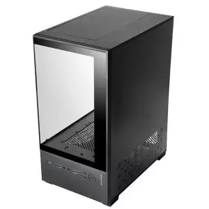 &divide; Caja microatx gaming mars gaming mc-se2 black cristal continuo gpu 290mm 1x3.5 2x2.5