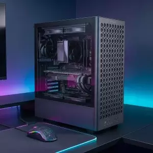 &divide; Caja atx mars gaming mc-t800 frontal airdot mesh 4x ventiladores fdb cablehatch usb-c negro