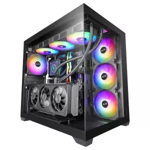 &divide; Caja atx mars gaming mcv5 cristal templado panoramico argb gpu 416mm negra