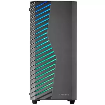 &divide; Caja atx mars gaming mcvolt ventana cristal templado argb gpu 327-267mm 2x3.5 2x2.5