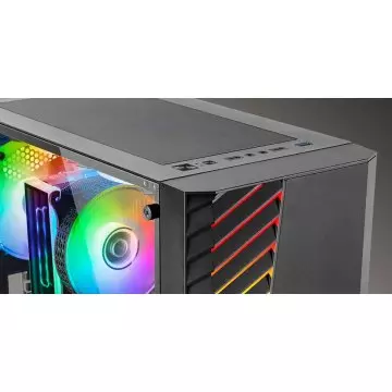 &divide; Caja atx mars gaming mcvolt ventana cristal templado argb gpu 327-267mm 2x3.5 2x2.5