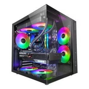 &divide; Caja atx cube mars gaming mcvone negra cristal continuo gpu 334mm 1x3.5 2x2.5