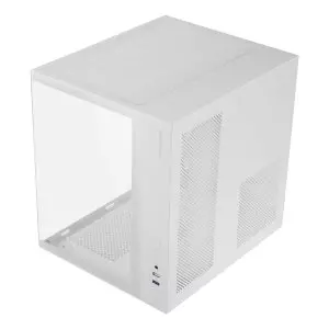 &divide; Caja atx cube mars gaming mcvonew blanco cristal continuo gpu 334mm 1x3.5 2x2.5