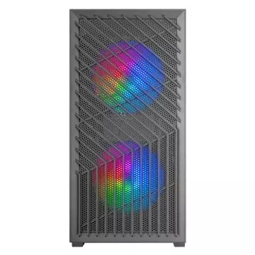 &divide; Caja microatx gaming mars gaming mcvortex cristal templado frontal mesh gpu 273mm 1x3.5 2x2.5 negro