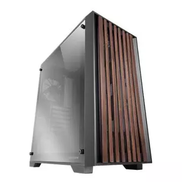 &divide; Caja atx mars gaming mcwoodc madera y cristal cromado 2x3.5 3x2.5 gpu 365mm