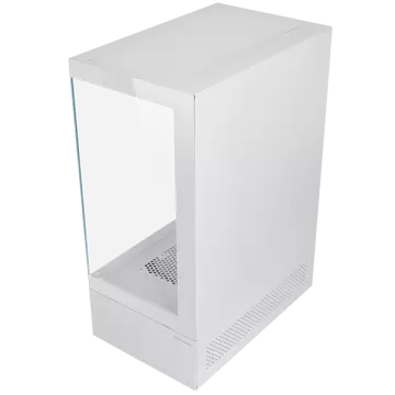 &divide; Caja atx mars gaming mcxo doble cristal templado argb gpu 328mm 1x3.5 3x2.5 blanco