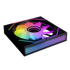 &divide; Kit 2xventilador interno argb mars gaming mf3dprox2r negro 120mm argb 360? pwm aspas invertidas