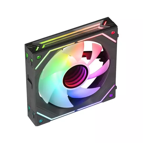 &divide; Ventilador interno arg dinamico mars gaming mf-linkfinity black modulares pwm 120mm 360? ventilador