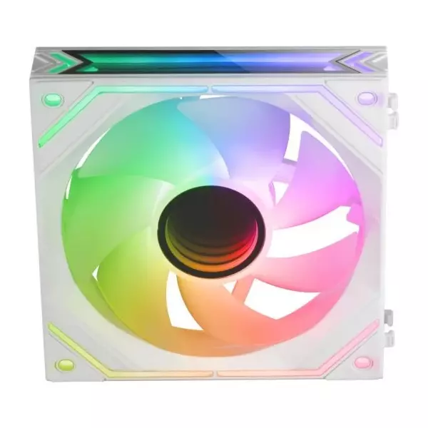 &divide; Ventilador interno arg dinamico mars gaming mf-linkfinity white modulares pwm 120mm 360? ventilador