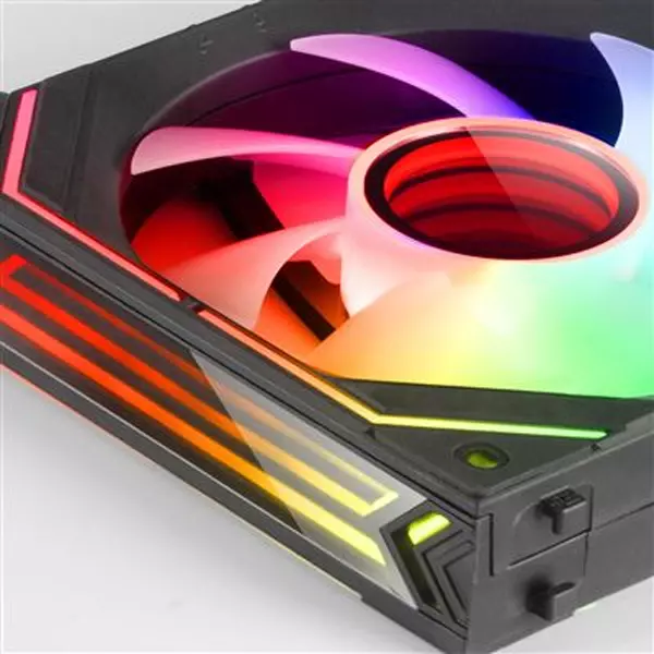 &divide; Ventilador interno arg dinamico mars gaming mf-linkfinity black modulares pwm 120mm 360? ventilador