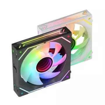 &divide; Ventilador interno arg dinamico mars gaming mf-linkfinity black modulares pwm 120mm 360? ventilador