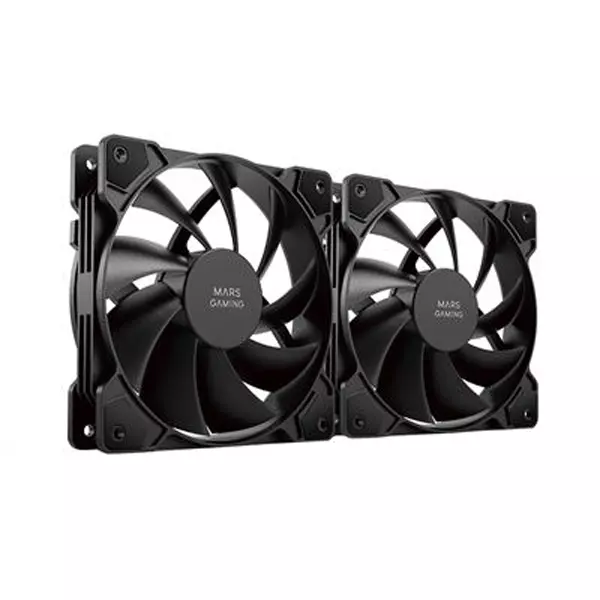 &divide; Kit 2xventilador interno mars gaming mf-prox2 black ultra silenciosos fdb bearing antivibraci?n