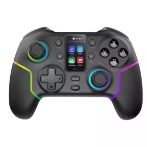&divide; Gamepad bluetooth mars gaming mgpv3 pantalla lcd bt+2.4g+usb multiplataforma hall effect negro