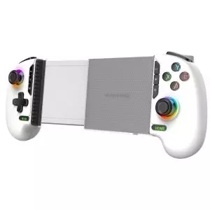 &divide; Gamepad bluetooth mars gaming mgpxpro bt+usb multiplataforma hall effect blanco