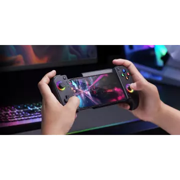 &divide; Gamepad bluetooth mars gaming mgpx para smartphones y multiplataforma usb-c 8h bateria rgb negro