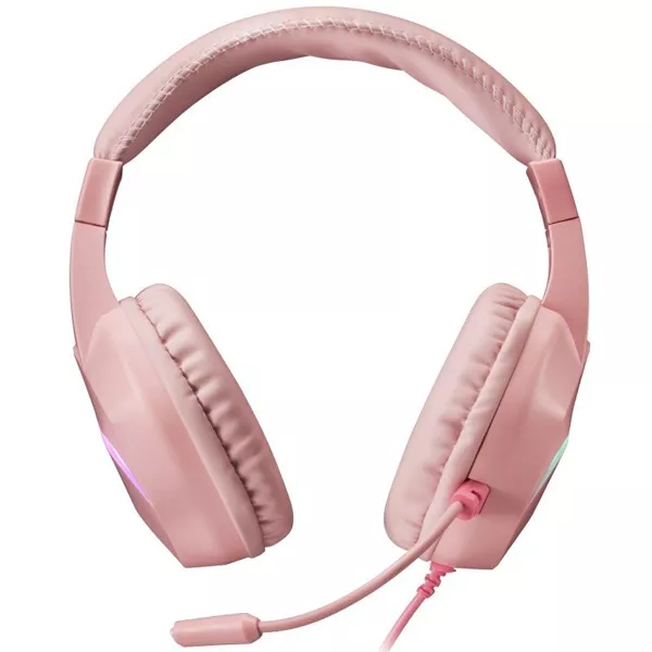 &divide; Headset mars gaming mh122 pink ultra ligeros 184g drivers de neodimo 50mm microfono flexible jack 3.