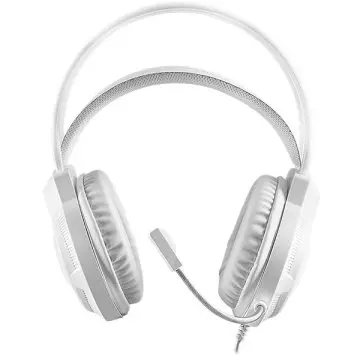 &divide; Headset mars gaming mh124 frgb jack 3.5mm alimentacion usb control volumen color blanco